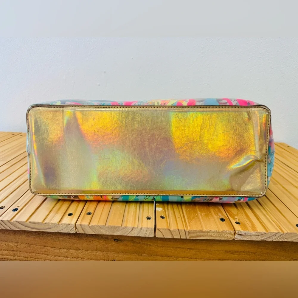 LILY PULITZER Multicolor Plastic Tote Bag - Picture 5 of 13